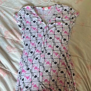 Playing card onesie